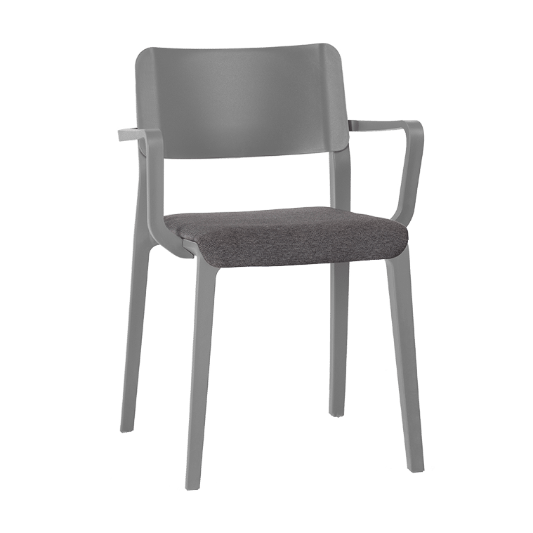 Mojo Semi Upholstered Arm Chair