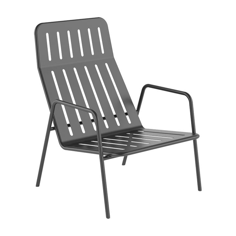 Stripe Lounge Chair High